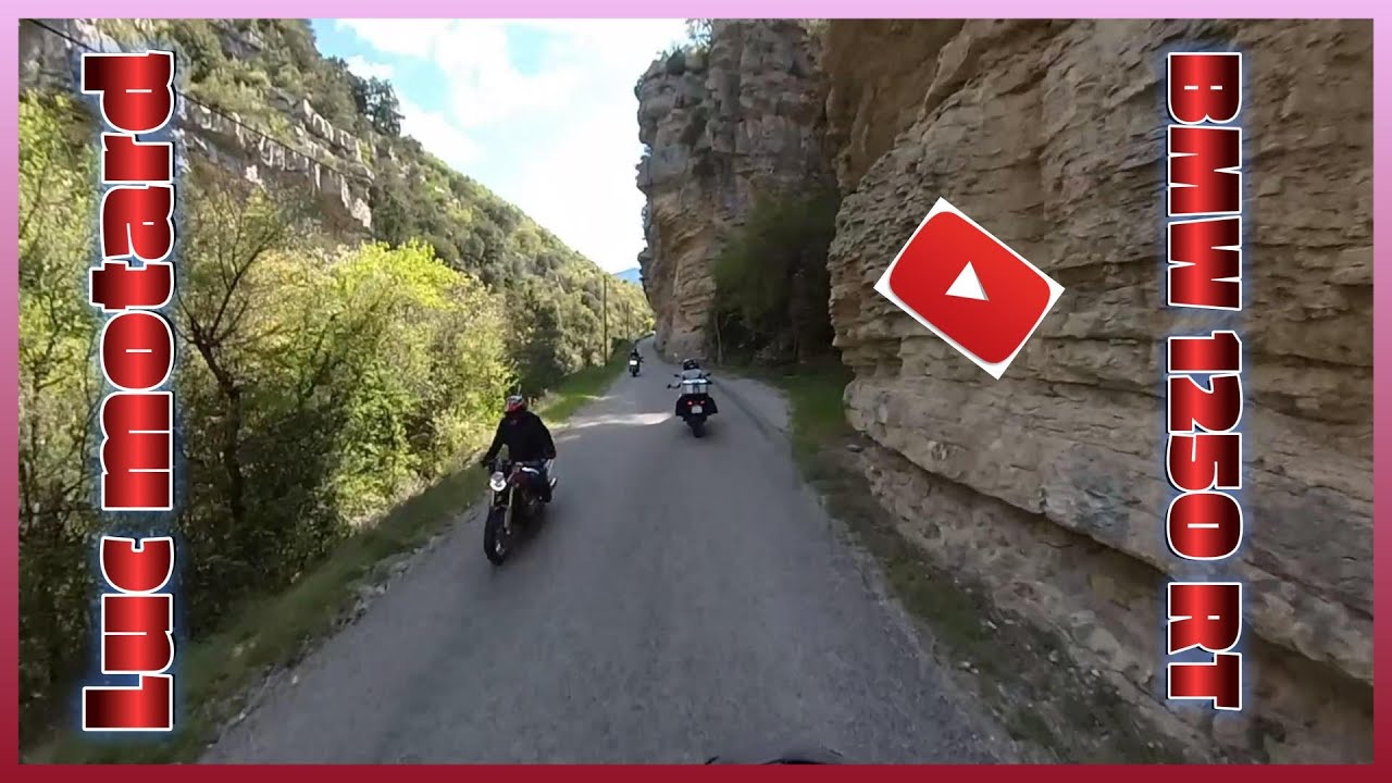 Balade incroyable à moto dans les Baronnies ! Luc Motard.