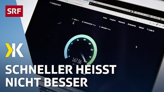 Internet-Abos im Test: Nicht immer ist schnelleres Netz auch besser | 2019 | Kassensturz | SRF