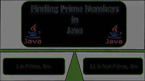 How to find Prime Numbers in Java | Coding With Tre