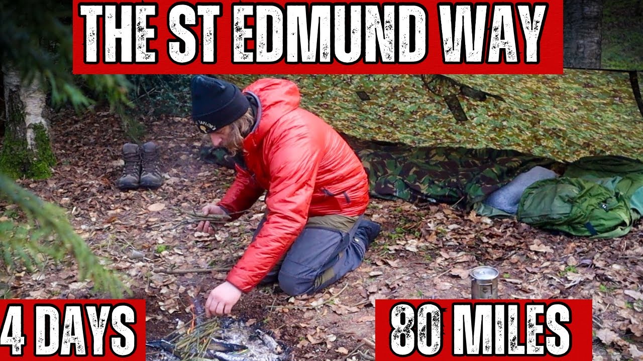 80 Miles- 4 Days Across East Anglia On Foot -Wild Camping The St Edmund Way.