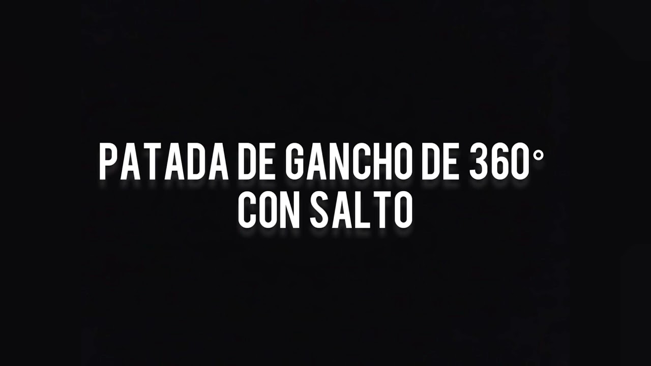 Patada de gancho con salto ''TAEKWONDO''
