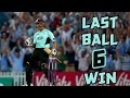 Last Ball 6 to Win a Match in Cricket ► Batsman Finishes it with Style ◄