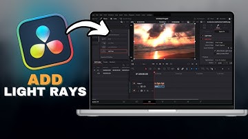 How To Add LIGHT RAYS To VIDEO In Davinci Resolve in SECONDS!