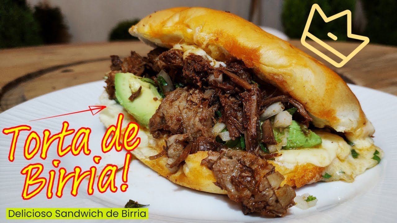 [Receta] TORTA DE BIRRIA Te enseño cómo hacer esta delicia! YouTube