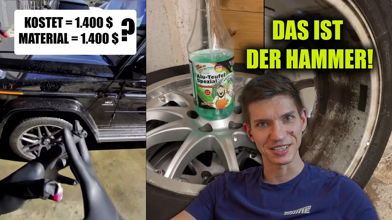 Wunder-Felgen-Reiniger gefunden im Forum des Halbwissens | Detailer reagiert