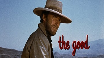 The Good the Bad and the Ugly 1966 Introductions scene 4K