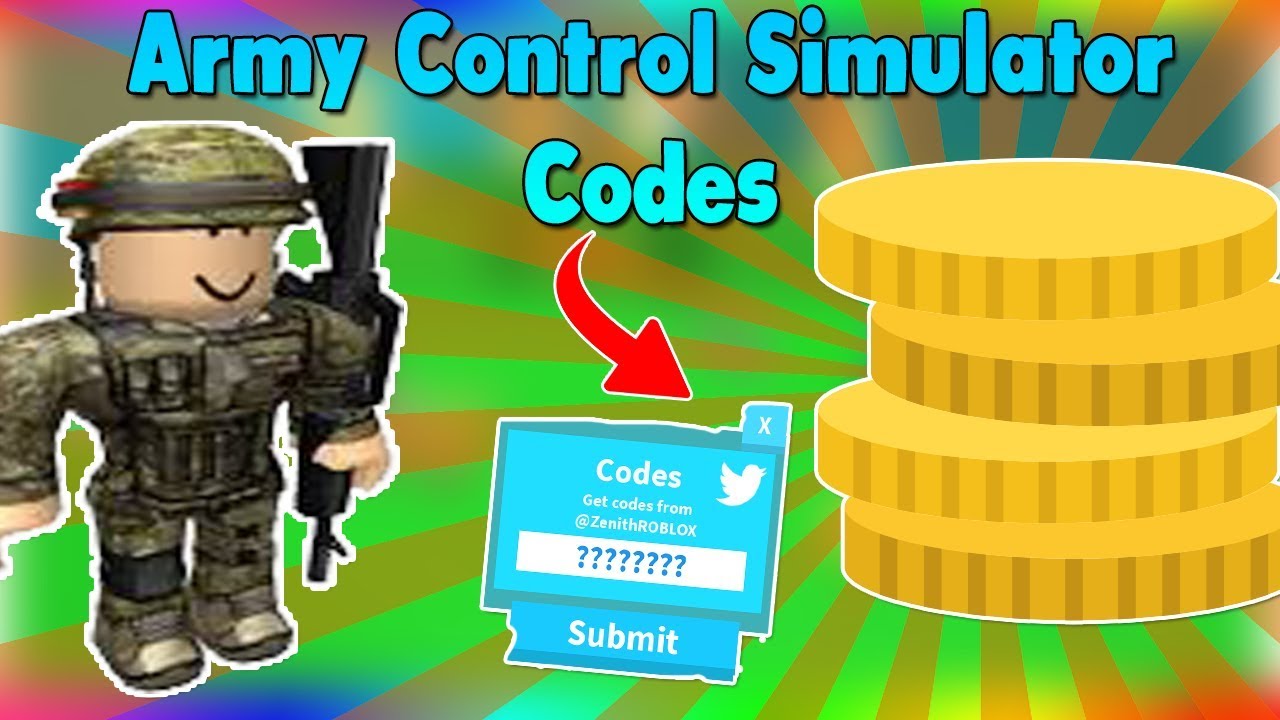  New Codes Gold Codes For Army Control Simulator Roblox YouTube