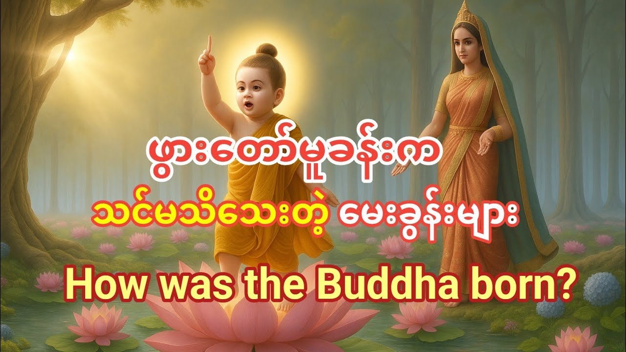 ဖွားတော်မူခန်းက မေးခွန်းများ/How was the Buddha born?