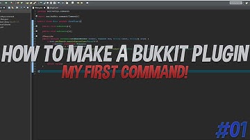 How to make a Bukkit/Spigot plugin | My first command (EP. 1)