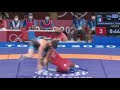 Great head outside single leg attack by Frank Chamizo vs.Kadzimahamedau - 2020 Olympics