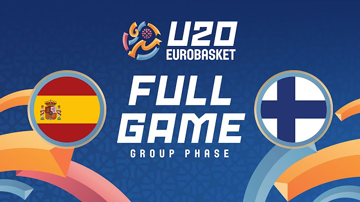 Group Phase | Spain v Finland | Full Basketball Game | FIBA U20 EuroBasket 2025