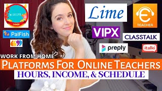 🍎 20+ Platforms To Teach English (ESL) → Income, Requirements, Schedule & Hiring (Work From Home) by Kristen's Classroom 3,830 views 10 months ago 22 minutes