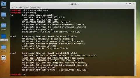 02 WiFi Wireless Security Tutorial   2   Linux Networking Commands