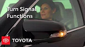 Toyota How-To: Turn Signal Functions