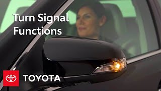 Toyota How-To: Turn Signal Functions | Toyota