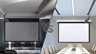 Grey vs White Projection Screen Comparison  Which is Right for You?