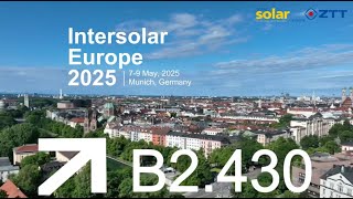 ZTT's Recap of Intersolar Europe 2025