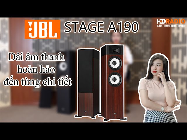Loa JBL Stage A190 - Dải Âm Thanh Hoàn Hảo Đến Từng Chi Tiết
