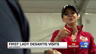 First Lady of Florida Casey DeSantis visits Lee County