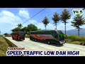 KODENAME SPEED TRAFFIC LOW DAN HIGH BUSSID V4.5 // BUS SIMULATOR INDONESIA