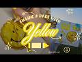 Day Three of Filling a Page With One Color: YELLOW