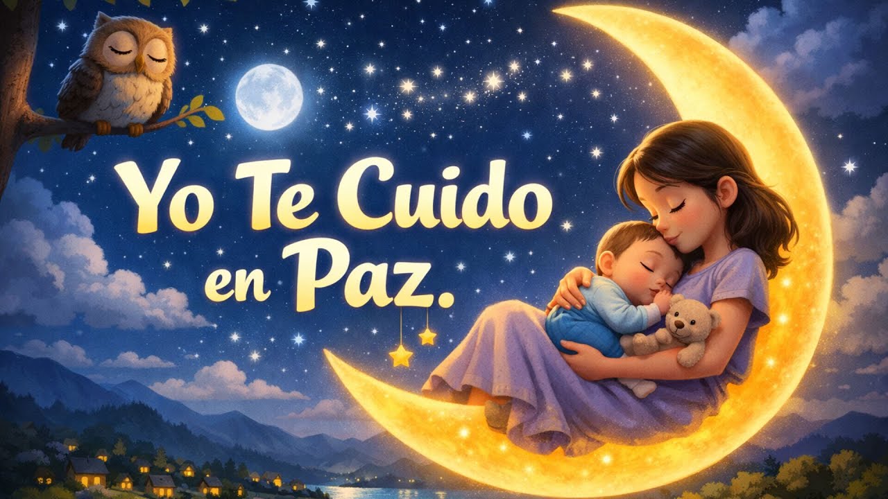🌙🎶 **Yo Te Cuido en Paz | Canción de Cuna en Español – Arrullo Suave para Dormir** 🧸✨