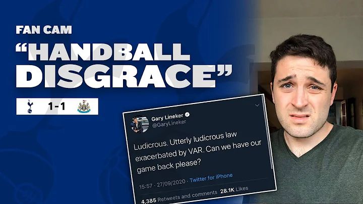 "HANDBALL DISGRACE" // TOTTENHAM 1 - 1 NEWCASTLE [FAN REACTION]