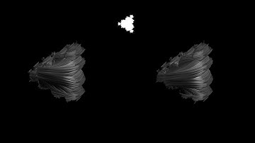 Power morph 4D Mandelbrot cross sections