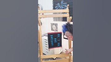 No, I am not patient - cutting a tapestry off the loom