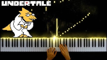 [Relaxing!] Alphys from Undertale Piano Collections Live Synthesia