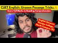 Cuet english reading comprehension masterclass   quick tips  tricks for 2024