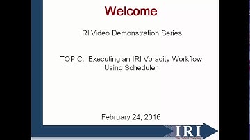 Scheduling and Running an IRI Voracity ETL Workflow