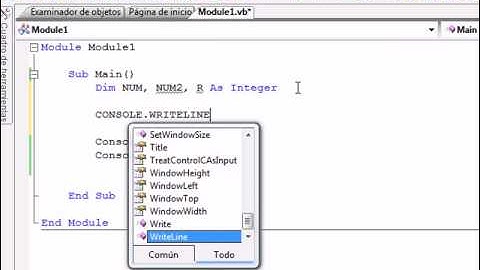 TUTORIAL 1 DE VISUAL BASIC .NET