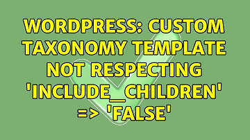 Wordpress: Custom Taxonomy Template not respecting 
