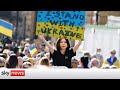 Ukraine War: Thousands join anti-war rally in London