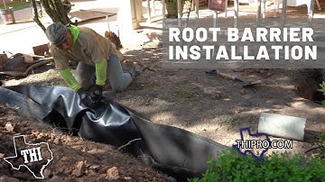 Root Barrier Installation
