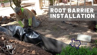 Root Barrier Installation by Texas Home Improvement 9,078 views 1 year ago 2 minutes, 21 seconds