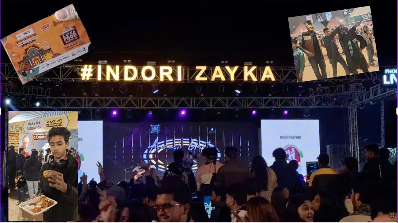Indore’s Biggest Food Festival 😍|| Indori Zayaka 2026||Famous Food, Live Concert & Fireworks 