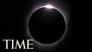 See The Moon's Shadow Sweeping Across The Earth During The Solar Eclipse In 4K | 360 Video | TIME Wealth