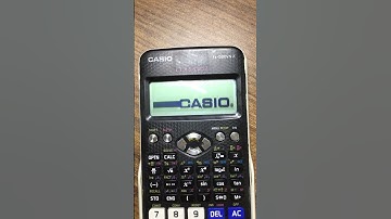 Logo cuộn trên casio FX-580VNX#casio #funny