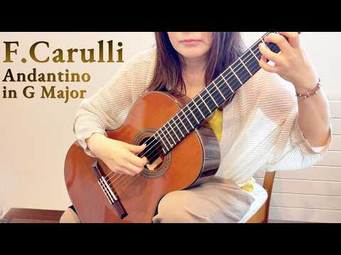 Carulli - Andantino in G Major, Op.241 No.5【カルカッシ教則本 練習