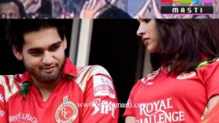 Siddharth Mallaya kisses (lip lock) Deepika Padukone as RCB wins