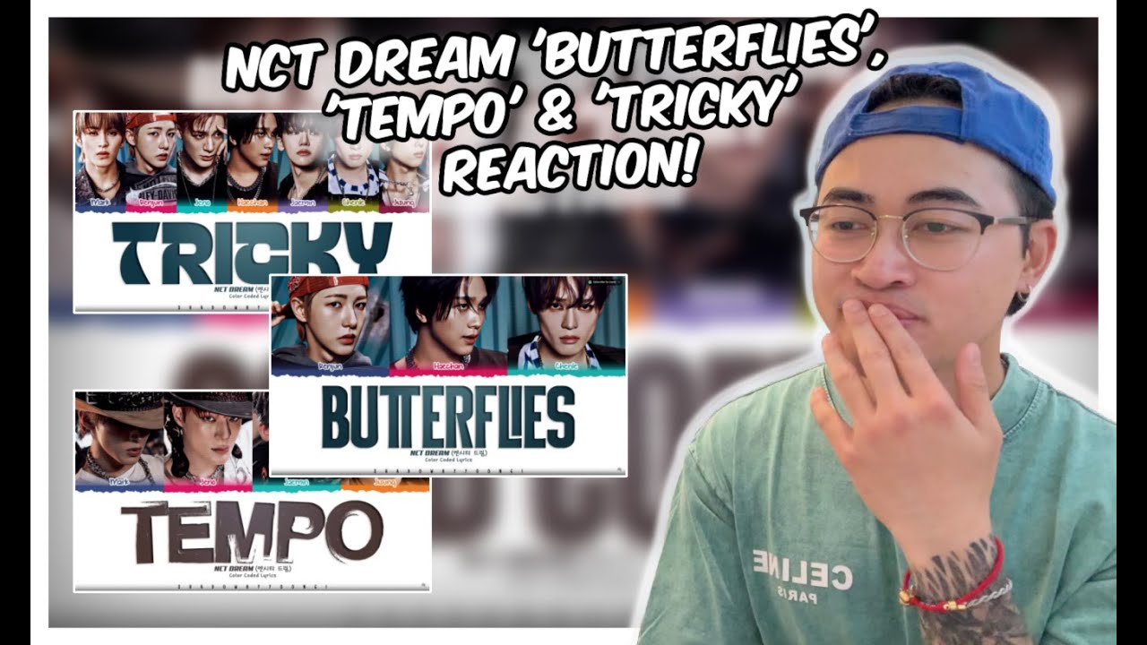 NCT DREAM 'Butterflies', 'Tempo' \u0026 'Tricky' Reaction! | butterflies is so perfect!