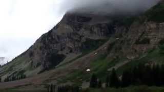 Boulder Rolling Down Mountain - Maroon Bells