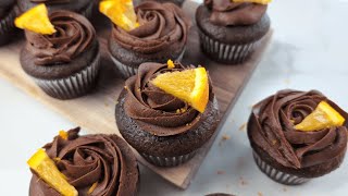 Chocolate Orange Cupcake  Easy Recipe