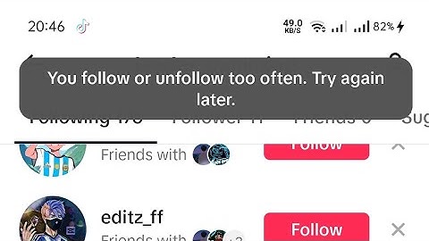 how to slove in you follow or unfollow too often. try again later.      (part 1)