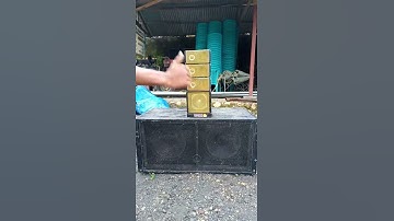 test miniatur line array mini..Suara mantap