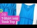 How To Cut A Tshirt Into A Tank Top