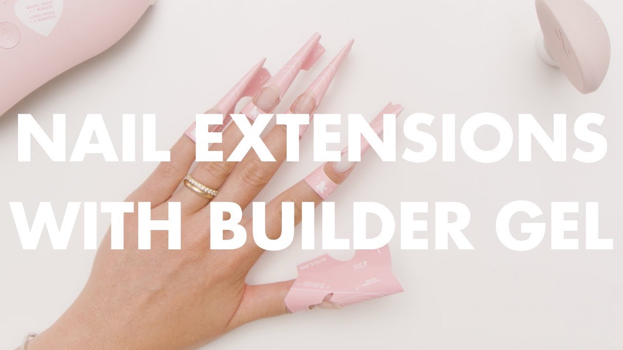 Nail Extensions with Builder Gel 101 | Olive & June - YouTube