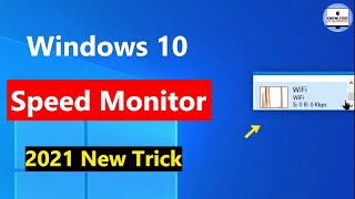 without software Internet Speed Monitor windows 10 | Net speed Check PC | Hindi. screenshot 4
